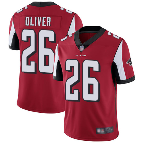 Atlanta Falcons Limited Red Men Isaiah Oliver Home Jersey NFL Football #26 Vapor Untouchable